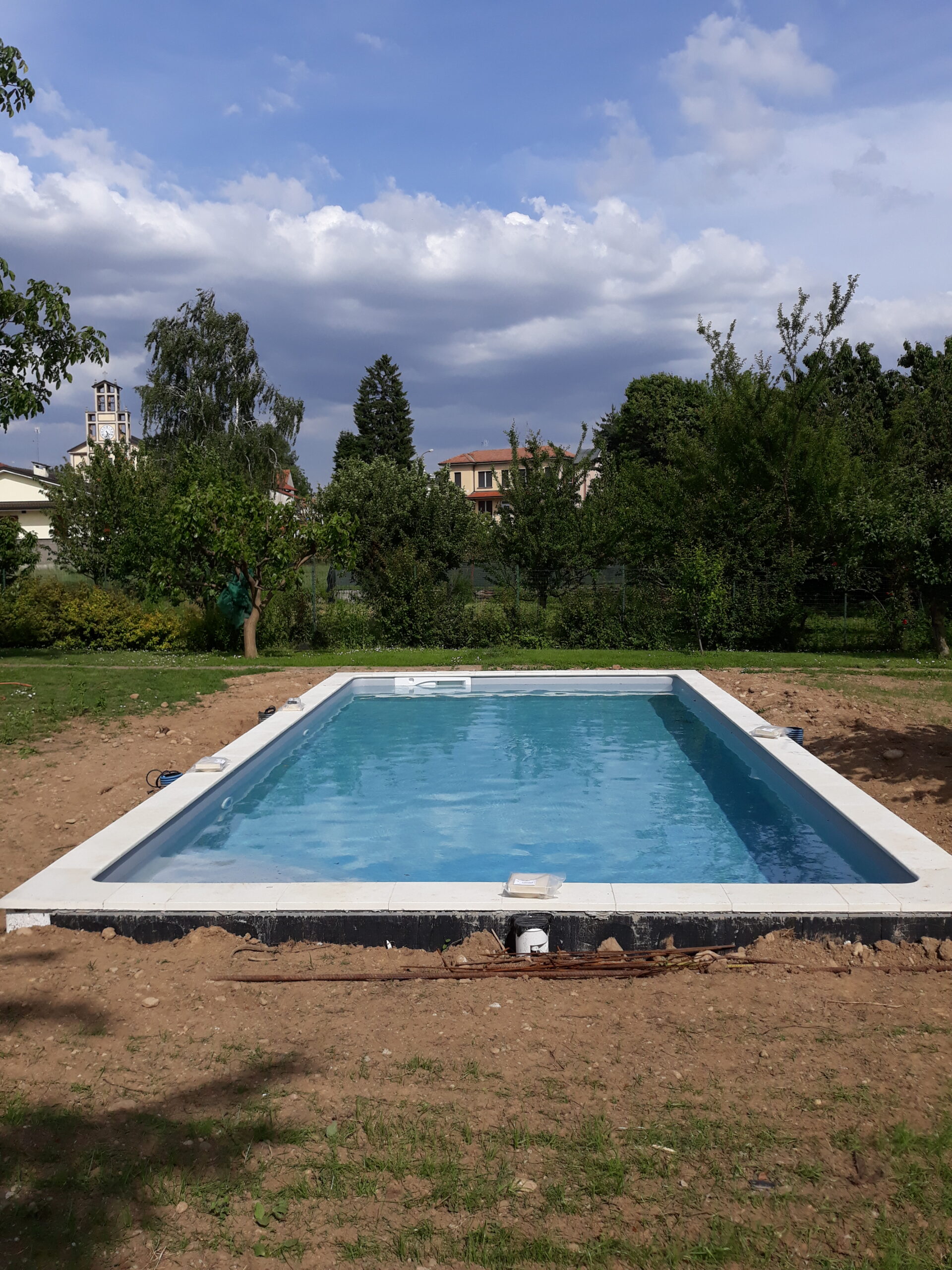 Piscina in kit Magiline da 4 x 8 mt altezza 1.5 mt con scala a angolo - immagine 27