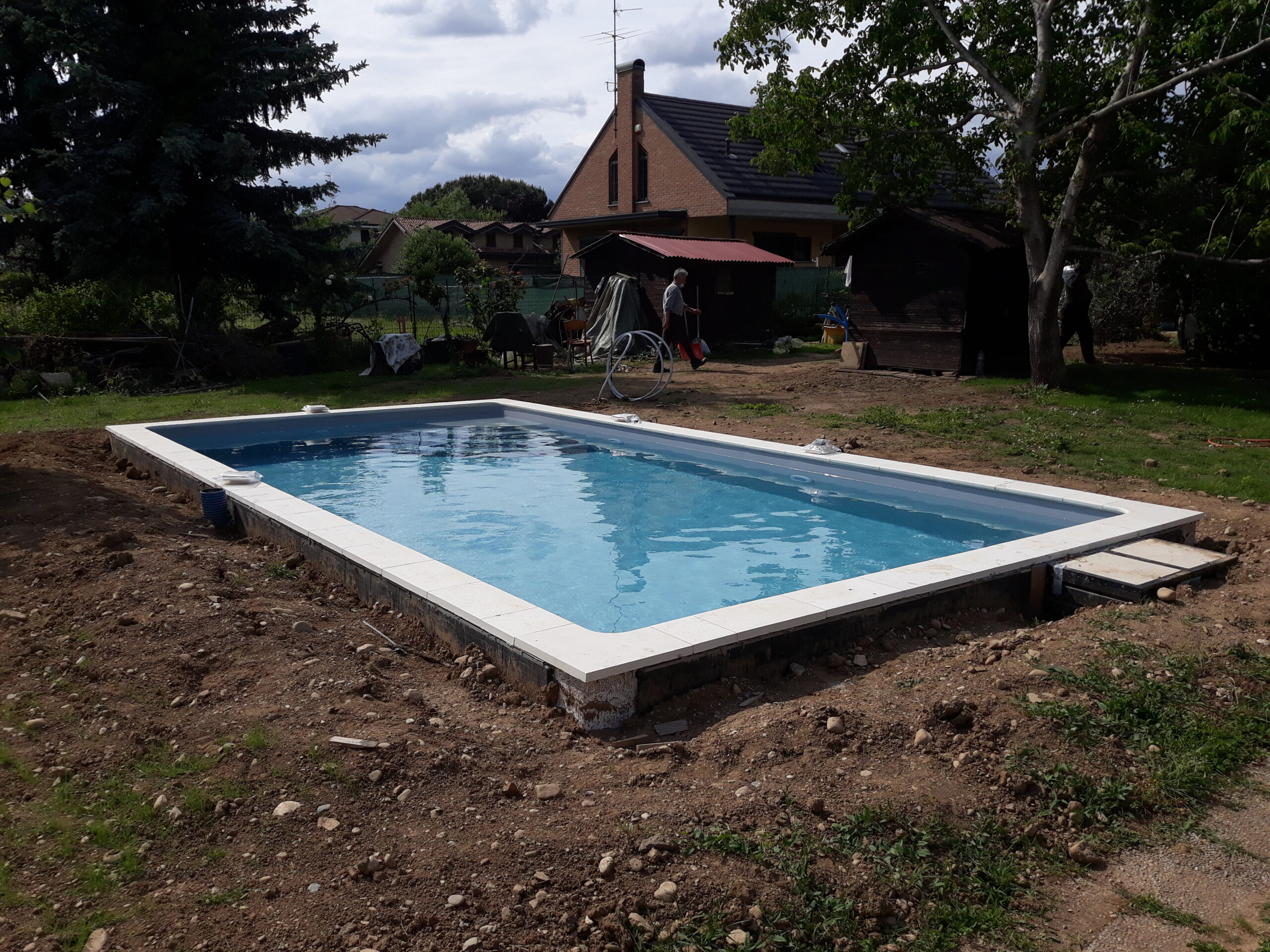Piscina in kit Magiline da 4 x 8 mt altezza 1.5 mt con scala a angolo - immagine 26