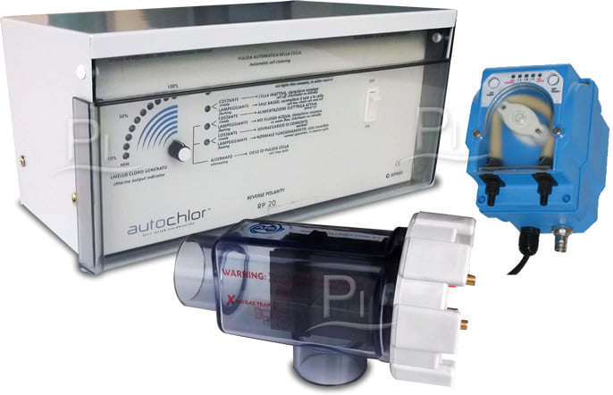 Cloratore salino AUTOCHLOR RP PH 20 a regolazione MANUALE