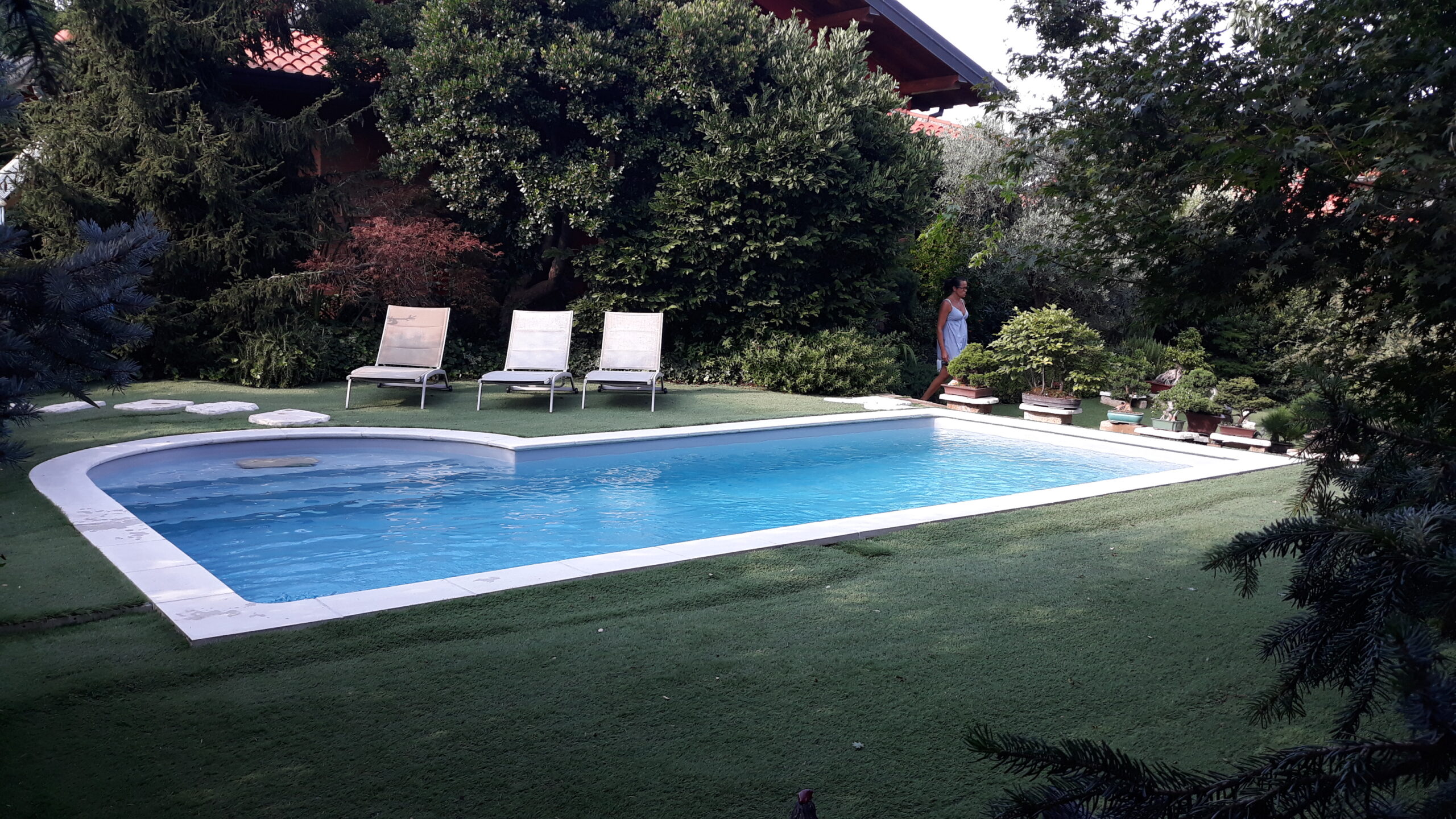 Piscina in kit Magiline da 4 x 8 mt altezza 1.5 mt con scala a angolo - immagine 7