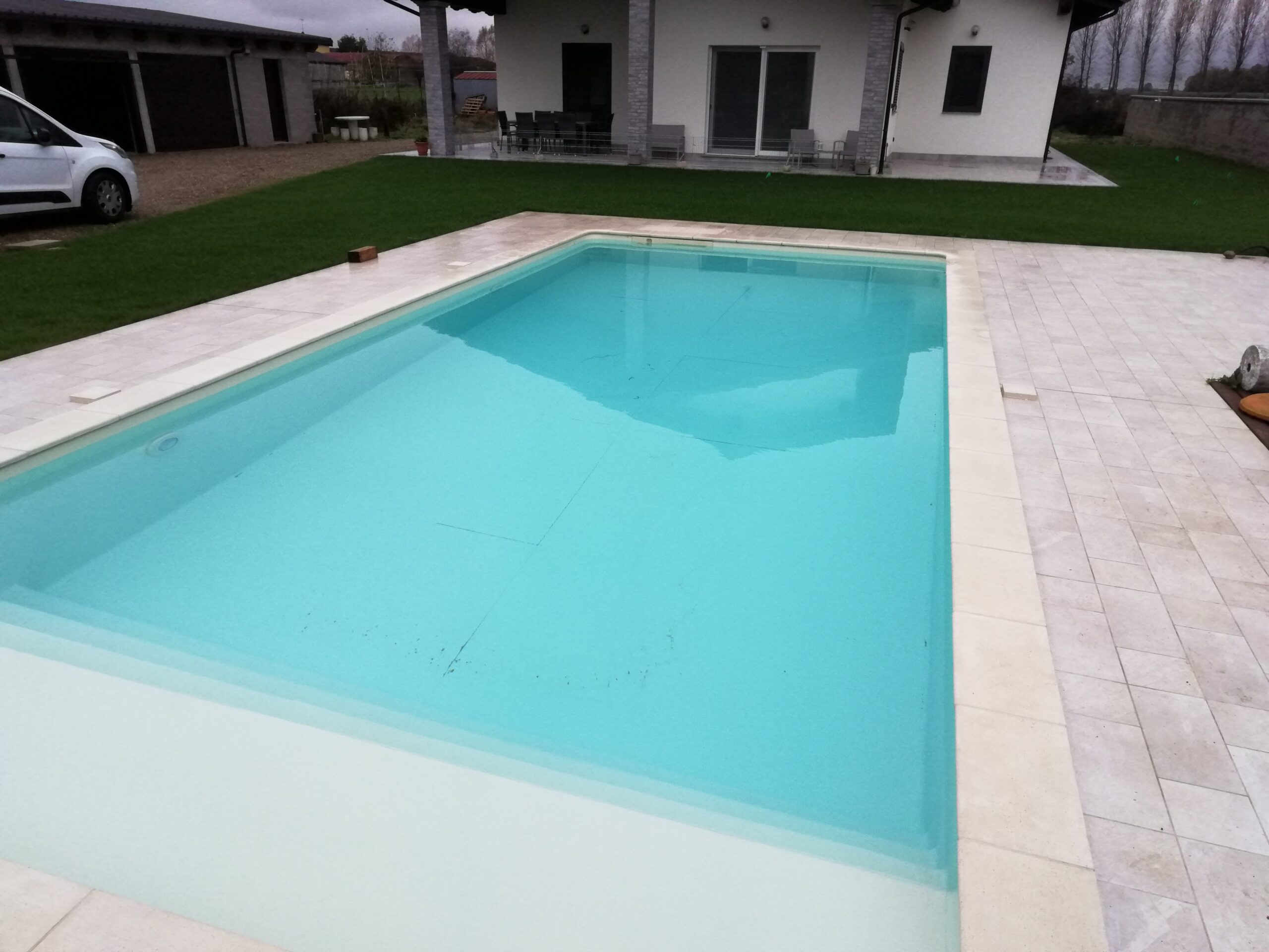 Piscina in kit Magiline da 4 x 8 mt altezza 1.5 mt con scala a angolo - immagine 32