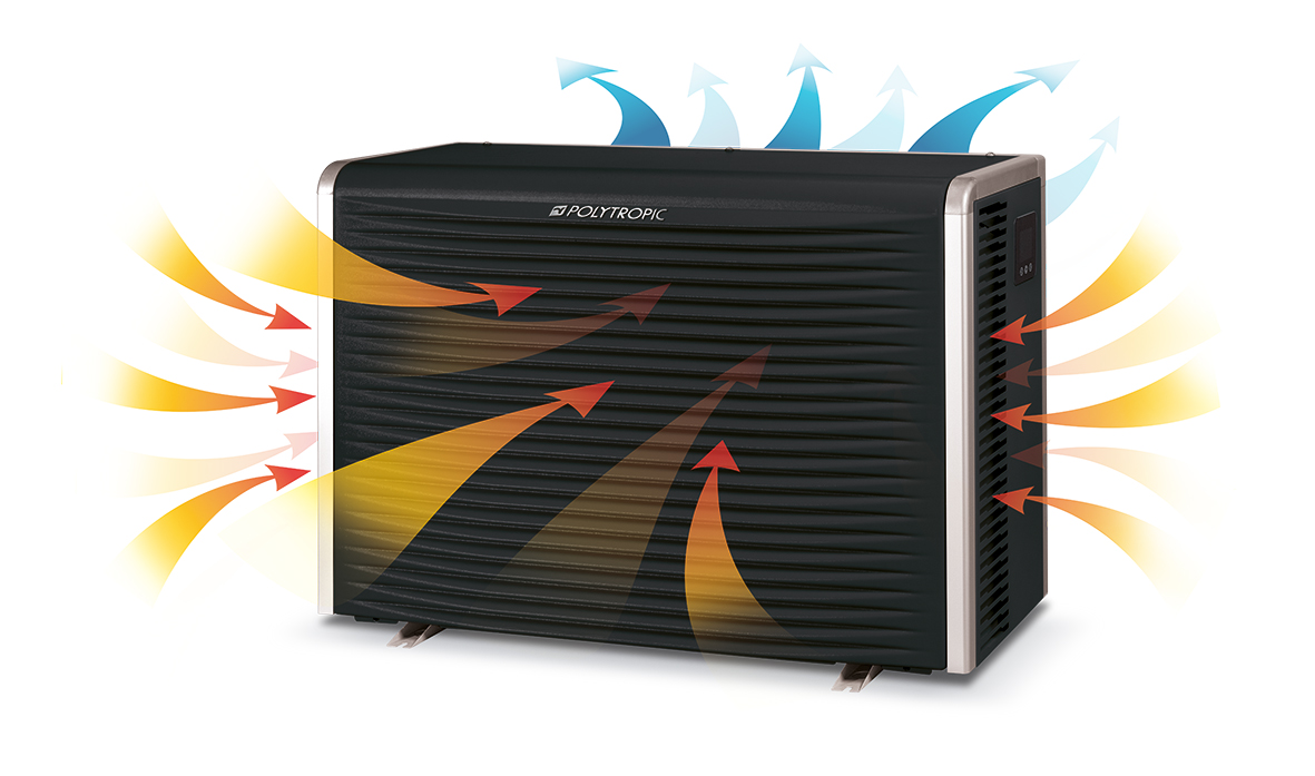 Pompa di calore inverter Polytropic VERSO M per piscine fino a 85 mc - immagine 4