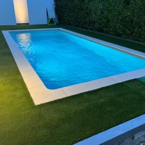 Piscina BluPrestige, casseri eps + cemento, in kit fai da te 4 x 8 mt altezza 1.5 mt