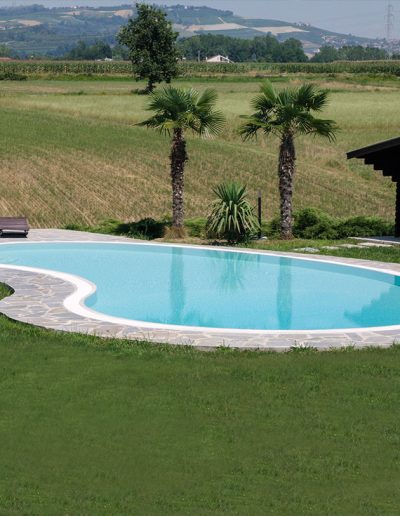 Piscina AQUAFORM RUBINO, casseri eps + cemento, in kit fai da te 10x5, mt altezza 1.5 mt - immagine 3