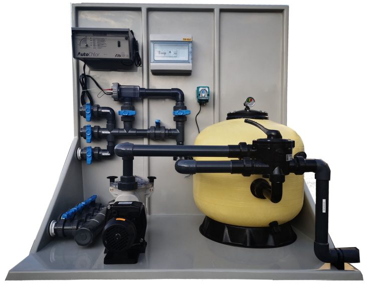 BASAMENTO MONOBLOCCO modello BOX 50 da 9 mc/h, elettrolisi e ph